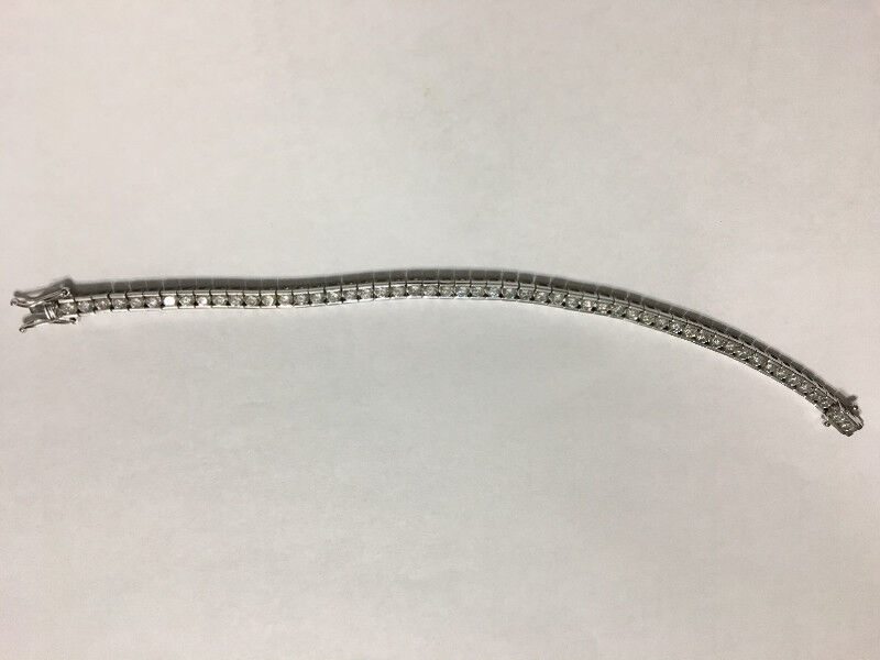 Costume jewellery diamond tennis bracelet in sterling silver Jewellery & Watches City of