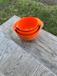 Orange bowls 