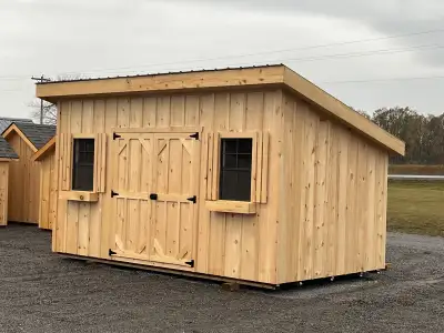 10 X 16 Lean-To SHED - 100% Canadian-Made, View more