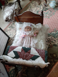 Vintage child's Bed and Dresser