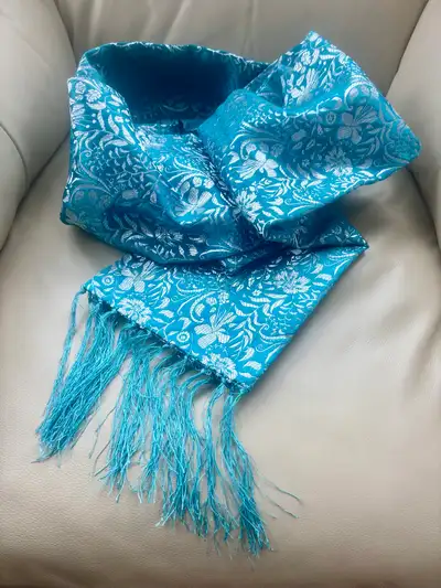 China Shubrocade jaquard silk scarf, View more