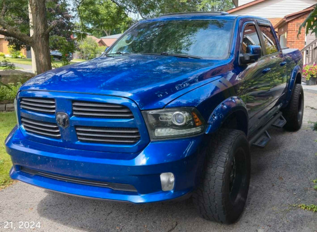Lifted 2014 Dodge Ram Sport in Cars & Trucks in Peterborough