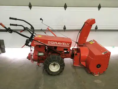 Gravely tractor with snowblower, View more
