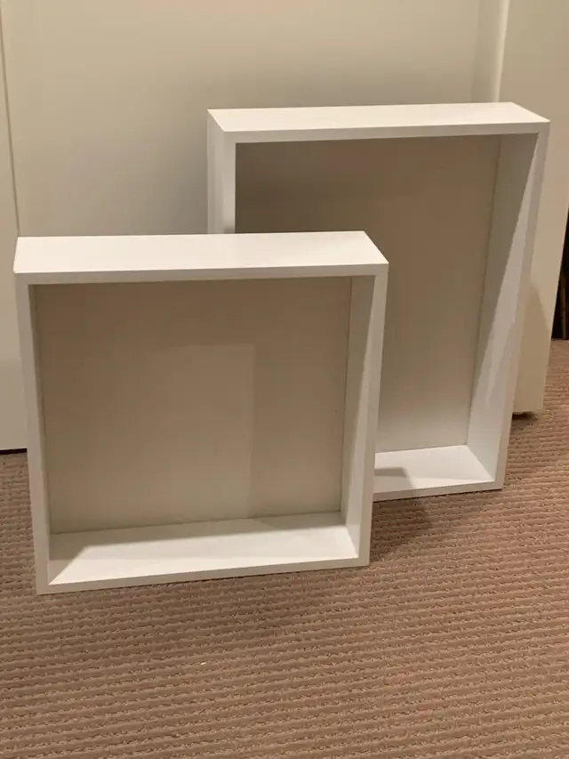 2 white shadow boxes for $5 in Home Décor & Accents in Calgary - Image 2