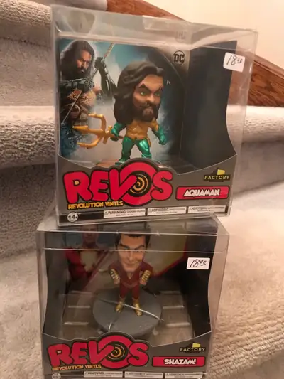 Regos Aquaman & Shazam Figures , View more