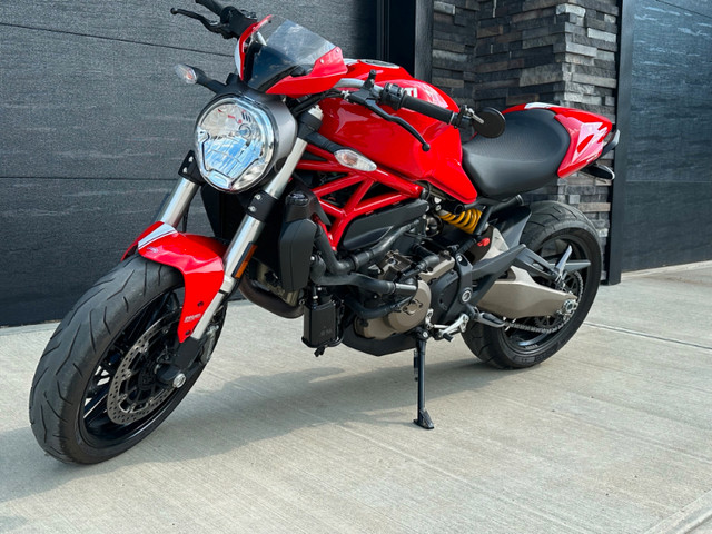 2016 Ducati Monster 821 - Rare Stripe Livery - Mint Condition! in Sport Bikes in Edmonton