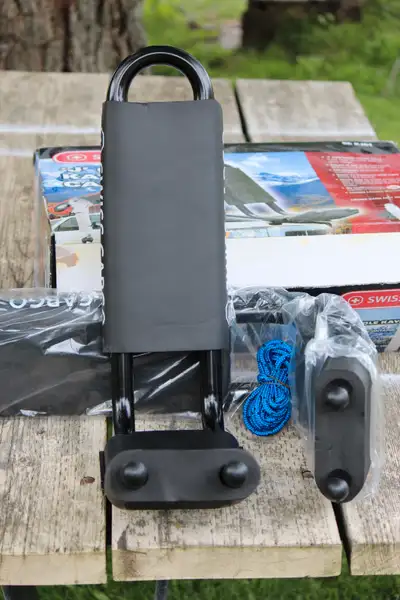 Swiss Cargo Kayak rack, to fit on car roof rack $45.00.