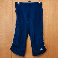 Adidas size small track pants capri length 