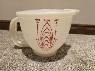 Vintage Tupperware Mix-N-Stor Mixing Measuring Bowl Cup, View more