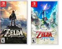 NEW Zelda: Breath of the Wild OR Skyward Sword HD SWITCH sale!
