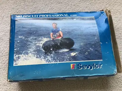 Sevylor Ski Biscuit Professional ST2000, Diameter 54 inches, used one time, never tow by a boat, no...
