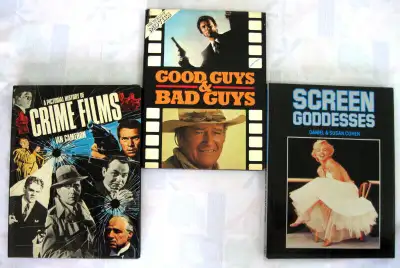 THREE VINTAGE SCREEN  MOVIES REFERENCE BOOKS, View more