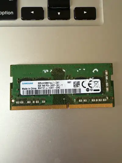 Samsung 8GB M471A1K43DB1-CTD DDR4 PC4-21300, 2666MHZ, 260 Pin SODIMM, 1.2V, CL 19 Laptop Memory Pre-...