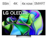 Télévision OLED 55'' OLED55C3PUA OLED 4K 120Hz UHD HDR  Smart LG