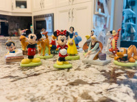 Disney Figurine Set of 18 by Grolier