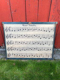 Very large antique musical sign 
