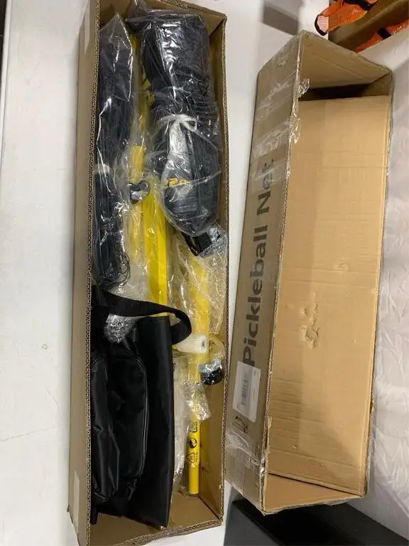 Fostoy Portable Pickleball Net Set 11-22 FT - New In Box62864746249474121