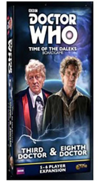 DOCTOR WHO TIME OF THE DALEKS EXPANSION DR'S 3, 8 AND 13 BOARD