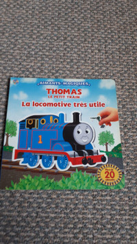 Livre Thomas le petit train avec aimants