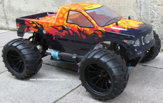 RC Monster Truck 1/10 Scale HSP Radio Control Nitro 4WD 2.4G in Hobbies & Crafts in City of Halifax