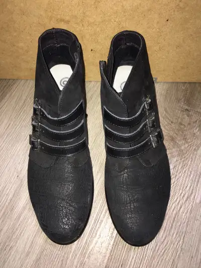 Leather ankle boots, View more