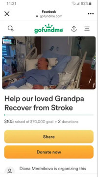 Help our loved grandpa recover from stroke