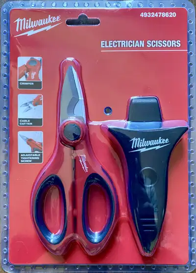 BNIP Milwaukee Electricians scissors, View more