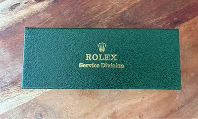 Genuine Vintage Rolex Service Division Box with full kit. This is from the late 1980’s to 1990's as...