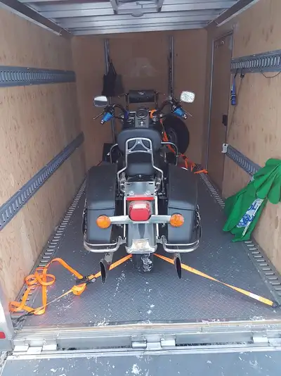 If you are looking to move a motorcycle in ontario please send me a pickup and drop off address and...