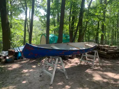 Needs some fibreglass work and paint but floats and cuts through the water nicely.