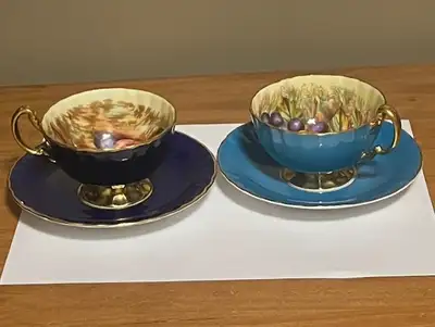 Set of 2 - Vintage - Collectible - Aynsley Teacup and Saucer, View more
