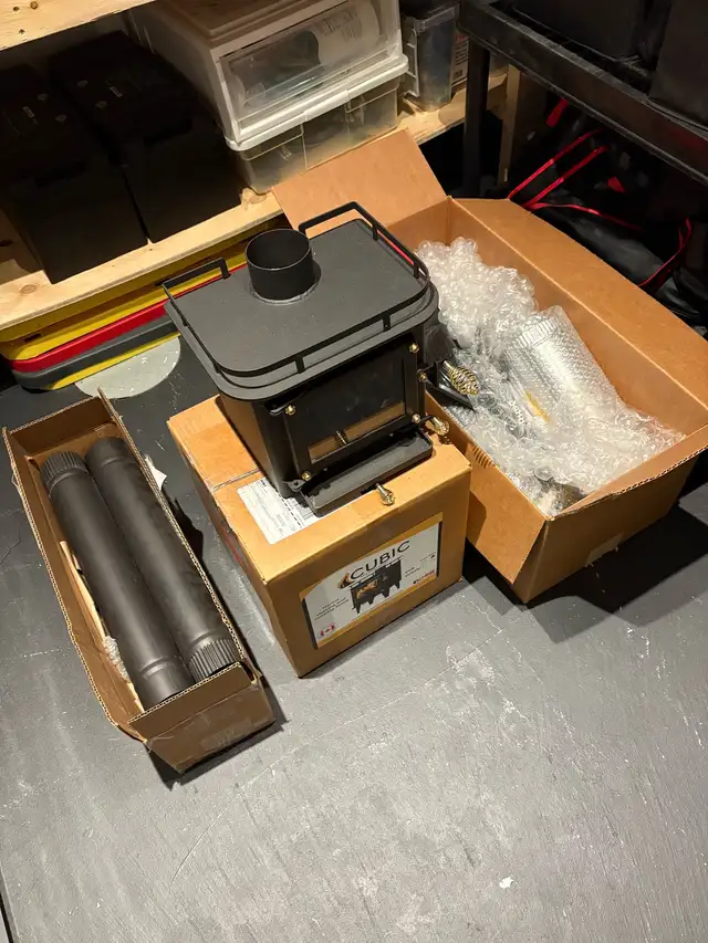Cubic Mini Wood Stove in Other in Calgary - Image 3