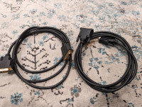 Two (2) DVI-Male to DVI-Male monitor cables (6 ft each)
