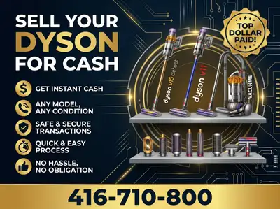 We Buy Dyson – Instant Cash & Top Prices, View more