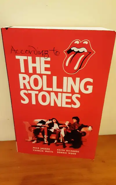 THE ROLLING  STONES - ACCORDING TO.... BOOK ( used ), View more