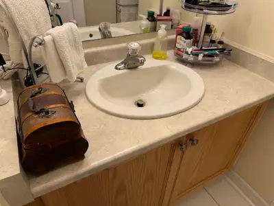 Counter tops, sinks and faucets, View more