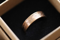  Coin Ring, using Canadian  King George V large one cent piece