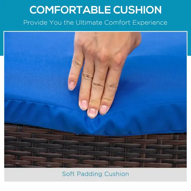 Wicker Patio Lounger, Outdoor S Shape Recliners Lounge Chair w/  in Patio & Garden Furniture in Markham / York Region - Image 6