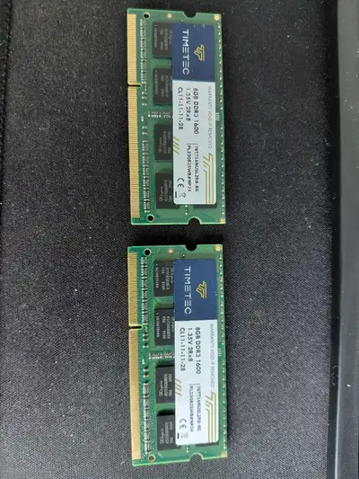 16Gb Timetec DDR3-12800 1600MHz Laptop RAM, View more