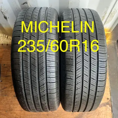 ( 2 Tires ) 235/60R16 Michelin Defender T+H ** NO INSTALL SERVICE ** I DO NOT OFFER INSTALLATION **...