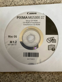 Free Canon Pixma MG 5300 CD