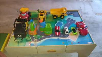 Imaginarium Wooden Train Table with Tracks & Cars Set + Toy Car, View more