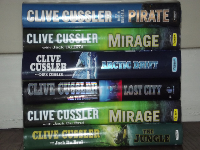 Clive Cussler Books in Fiction in Edmonton - Image 4