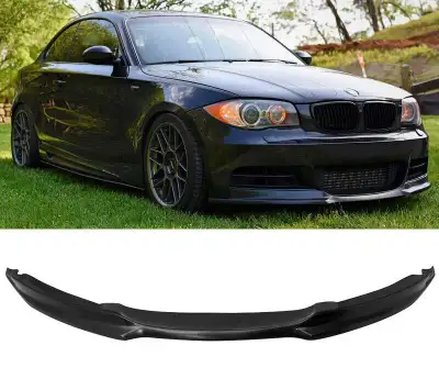 1 series : * bmw e82 1 series v style front lip (urethane, unpainted black) - $200 * 2008-2013 bmw e...