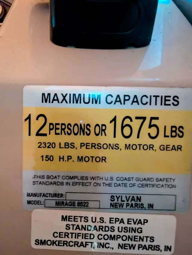 2014 22' SYLVAN PONTOON in Powerboats & Motorboats in Winnipeg - Image 10