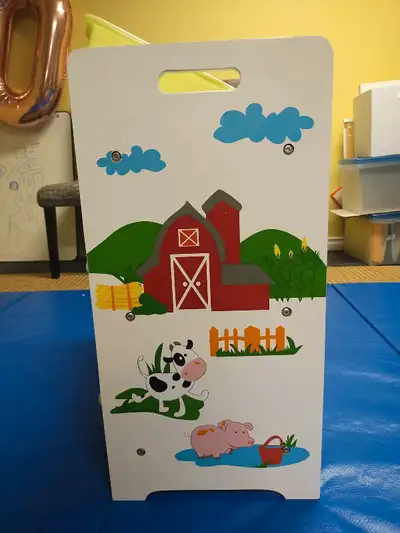 Toy/books organizer with bins, View more