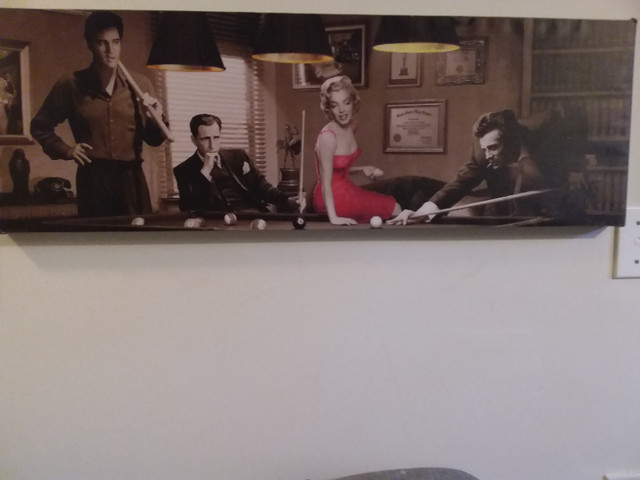 Picture.Marilyn Monroe ,Elvis Presley.Excellent for bar ,basemen in Arts & Collectibles in Kitchener / Waterloo - Image 4