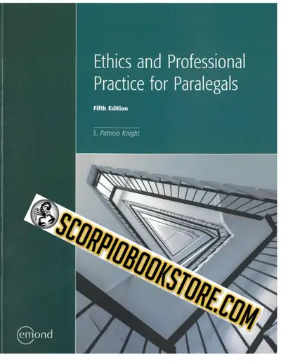 Ethics and Professional Practice for Paralegals 5e 9781772556445, View more