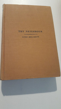 Thy Neighbour - Lord Melchett - Copyright 1937 - H.C. Kinsey