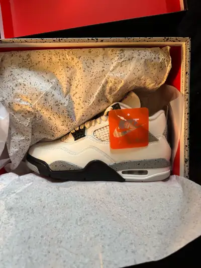 Air Jordan 4 white cement (2025), View more